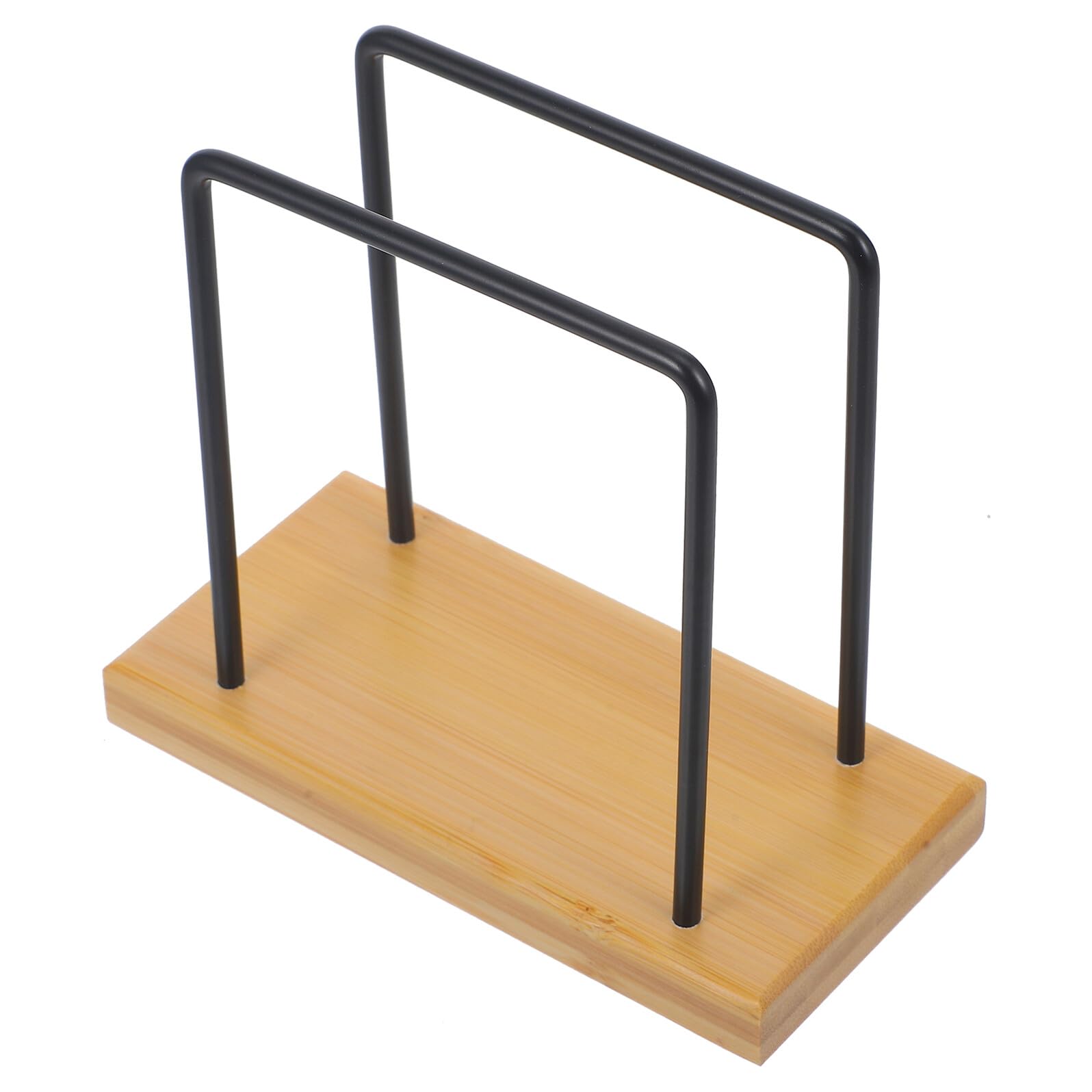 MOBUTOFU Iron Napkin Holder Stand with Base, Rustic Farmhouse Dining Table Napkin Dispenser for Kitchen and Tabletop Paper Tissue Storage